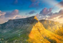 Eten met een uitzicht in Zuid Afrika